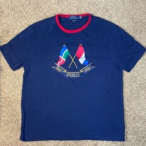 Polo Ralph Lauren embroidered navy tee